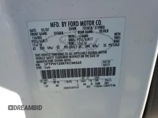 2007 Ford F-150 XLT z VIN 1FTPW12587KC96525, wystawiony jako Copart lot #53736405 z przebiegiem 168 482 mil mil oraz Czysty tytuł • Clean title. Historia ofert i sprzedaży dostępna na DreamBid. Obrazek 12.