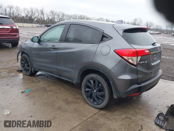 2021 Honda HR-V EX with VIN 3CZRU6H56MM719085, listed as a IAAI auction lot 41992519 with 62,338 mi miles. Bid and sale history available at carsss.com. Image 3.