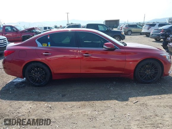 2015 Infiniti Q50 z VIN JN1BV7AR3FM419724, wystawiony jako IAAI lot #40104971 z przebiegiem 56 736 mil mil oraz . Historia ofert i sprzedaży dostępna na DreamBid. Obrazek 13.
