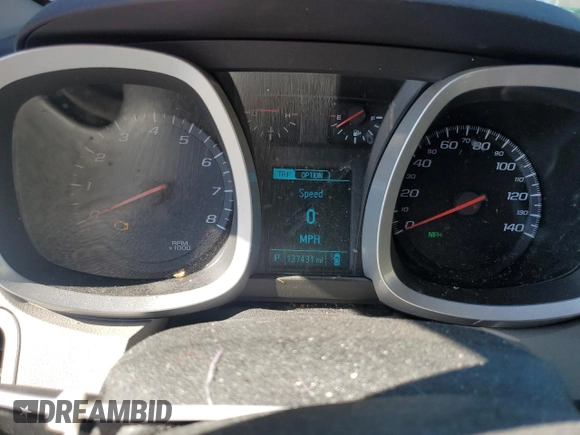 2013 Chevrolet Equinox LTZ with VIN 2GNFLFE35D6167112, listed as a Copart auction lot 45604135 with 137,431 mi miles and Clean Title. Bid and sale history available at carsss.com. Image 9.
