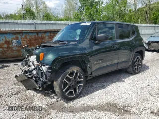 2021 Jeep Renegade Sport with VIN ZACNJDAB1MPM54636, listed as a Copart auction lot 54333225 with 80,014 mi miles and Salvage title. Bid and sale history available at DreamBid. Image 1.