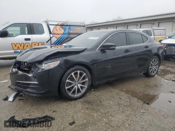 2016 Acura TLX V6 with VIN 19UUB2F36GA005752, listed as a Copart auction lot 44917645 with 153,952 mi miles and Salvage Title. Bid and sale history available at carsss.com. Image 1.