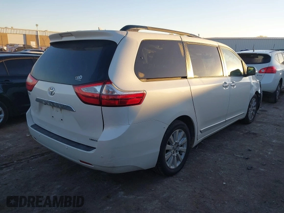 2016 Toyota Sienna XLE with VIN 5TDYK3DC9GS759983, listed as a IAAI auction lot 40859938 with 120,066 mi miles and . Bid and sale history available at DreamBid. Image 4.