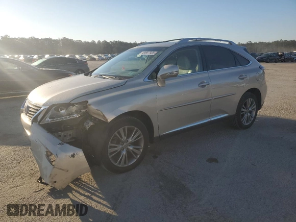 2013 Lexus RX 350 with VIN 2T2BK1BA0DC190288, listed as a Copart auction lot 49587935 with 123,730 mi miles and Salvage Title. Bid and sale history available at carsss.com. Image 1.