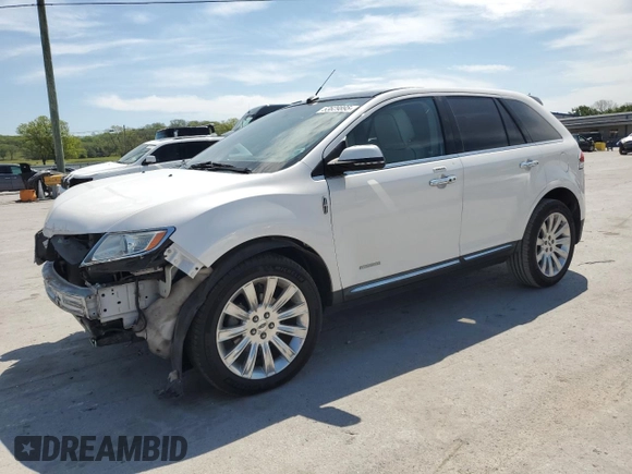 2014 Lincoln MKX with VIN 2LMDJ8JK0EBL04478, listed as a Copart auction lot 53629895 with 191,542 mi miles and Salvage Title. Bid and sale history available at carsss.com. Image 1.