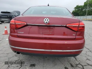 2016 Volkswagen Passat S with VIN 1VWAT7A32GC055505, listed as a Copart auction lot 56253215 with 129,238 mi miles and Salvage title. Bid and sale history available at DreamBid. Image 6.