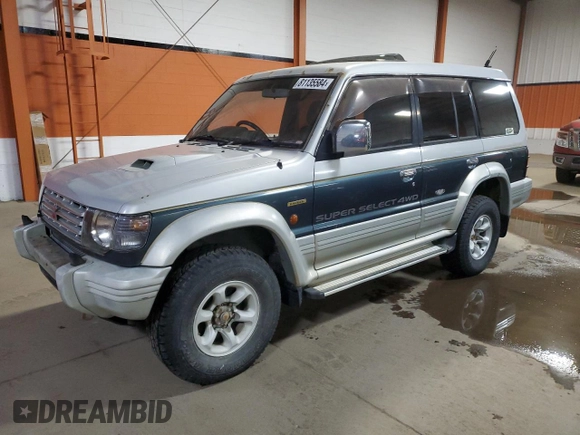 1995 Mitsubishi Montero z VIN 2BGF0126264046653, wystawiony jako Copart lot #81135584 z przebiegiem 254 106 mil mil oraz Czysty tytuł • Clean title. Historia ofert i sprzedaży dostępna na DreamBid. Obrazek 1.
