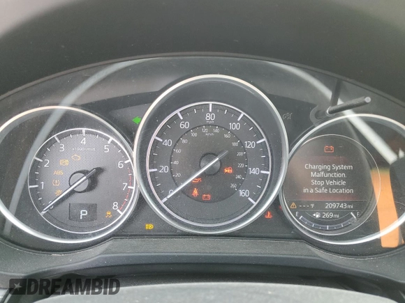 2017 Mazda CX-5 Grand Touring with VIN JM3KFBDL8H0209075, listed as a Copart auction lot 47991735 with 209,743 mi miles and Salvage Title. Bid and sale history available at carsss.com. Image 9.