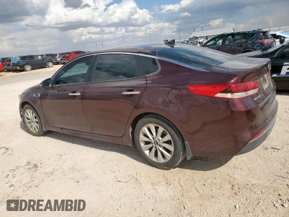 2018 Kia Optima LX with VIN 5XXGT4L31JG268932, listed as a Copart auction lot 62517665 with 84,701 mi miles and Salvage title. Bid and sale history available at DreamBid. Image 2.