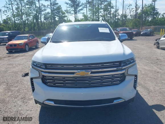 2023 Chevrolet Suburban Premier with VIN 1GNSCFKDXPR371053, listed as a IAAI auction lot 42045193 with 92,544 mi miles. Bid and sale history available at carsss.com. Image 12.