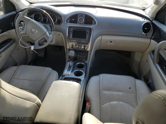2017 Buick Enclave Leather with VIN 5GAKRBKDXHJ319763, listed as a Copart auction lot 43574925 with 131,002 mi miles and Salvage Title. Bid and sale history available at carsss.com. Image 8.