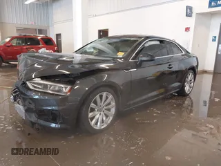 2018 Audi A5 Premium Plus with VIN WAUPNAF51JA073637, listed as a IAAI auction lot 41289291 with Not Provided miles and . Bid and sale history available at DreamBid. Image 17.