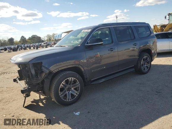 2024 Jeep Wagoneer Series II с VIN 1C4SJUBP5RS126444, выставлен на аукционе Copart как лот 50012395 с пробегом 43 102 миль миль и Чистый • Clean title. История ставок и продаж доступна на DreamBid. Изображение 1.