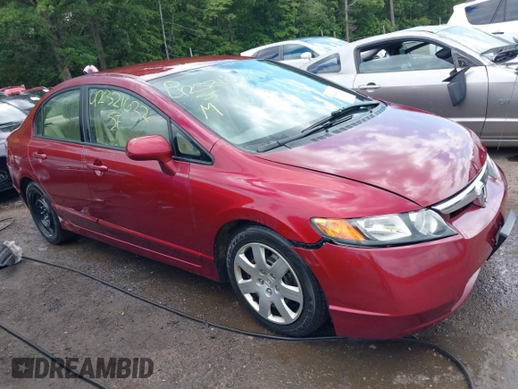 2006 Honda Civic LX z VIN 1HGFA16526L130449, wystawiony jako IAAI lot #42321622 z przebiegiem 188 409 mil mil oraz . Historia ofert i sprzedaży dostępna na DreamBid. Obrazek 1.