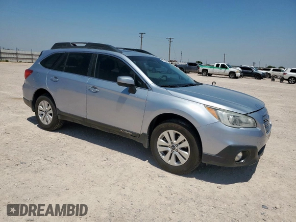 2015 Subaru Outback Premium with VIN 4S4BSBDC9F3262265, listed as a Copart auction lot 59725805 with 78,856 mi miles and Salvage title. Bid and sale history available at DreamBid. Image 4.