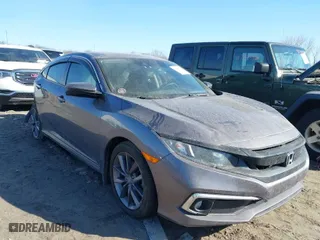 2019 Honda Civic Sedan EX with VIN 19XFC1F35KE020036, listed as a IAAI auction lot 41774068 with 67,083 mi miles. Bid and sale history available at carsss.com. Image 1.