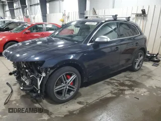 2018 Audi SQ5 Prestige with VIN WA1C4AFY0J2184411, listed as a Copart auction lot 57630075 with 36,658 mi miles and Salvage title. Bid and sale history available at DreamBid. Image 1.