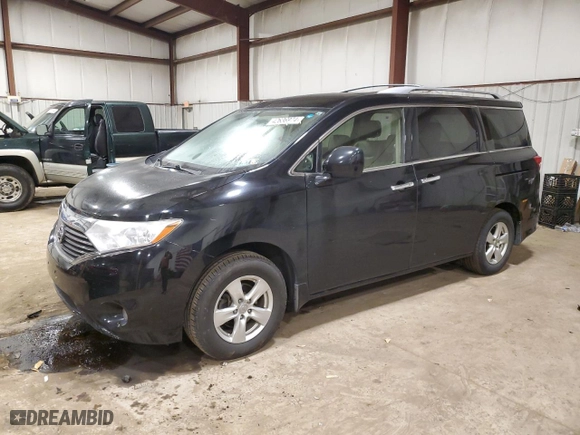2015 Nissan Quest S with VIN JN8AE2KP4F9134000, listed as a Copart auction lot 42636974 with 121,106 mi miles. Bid and sale history available at carsss.com. Image 1.