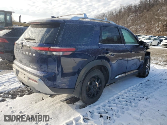 2022 Nissan Pathfinder Platinum z VIN 5N1DR3DH1NC219172, wystawiony jako Copart lot #86689374 z przebiegiem 57 108 mil mil oraz Szkoda całkowita • Salvage title. Historia ofert i sprzedaży dostępna na DreamBid. Obrazek 3.
