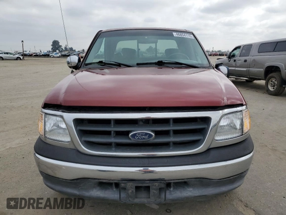 2002 Ford F-150 XL with VIN 1FTRX17W92KA57890, listed as a Copart auction lot 46894115 with 169,725 mi miles and Salvage Title. Bid and sale history available at carsss.com. Image 5.