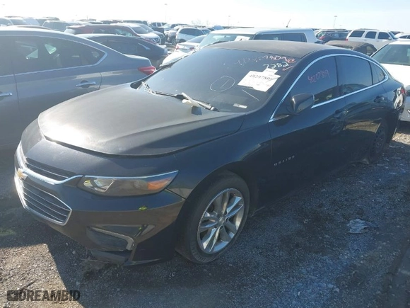 2017 Chevrolet Malibu LT with VIN 1G1ZE5ST7HF117282, listed as a IAAI auction lot 40207809 with 167,038 mi miles. Bid and sale history available at carsss.com. Image 2.