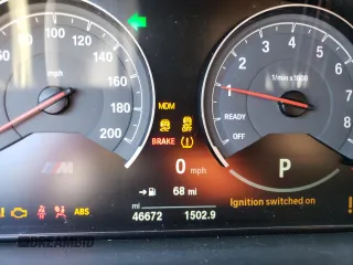 2018 BMW M4 with VIN WBS4Y9C52JAC86351, listed as a Copart auction lot 40470403 with 46,672 mi miles. Bid and sale history available at carsss.com. Image 9.
