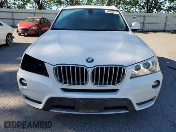 2013 BMW X3 xDrive35i z VIN 5UXWX7C58DL980098, wystawiony jako Copart lot #57865225 z przebiegiem 75 589 mil mil oraz Szkoda całkowita • Salvage title. Historia ofert i sprzedaży dostępna na DreamBid. Obrazek 5.