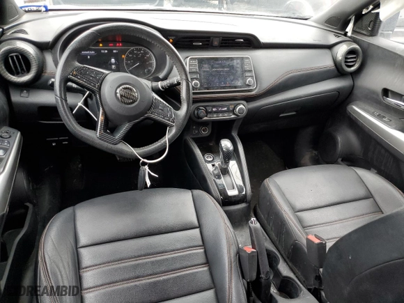 2018 Nissan Kicks S with VIN 3N1CP5CUXJL511095, listed as a Copart auction lot 46493875 with NaN miles and Salvage Title. Bid and sale history available at carsss.com. Image 8.
