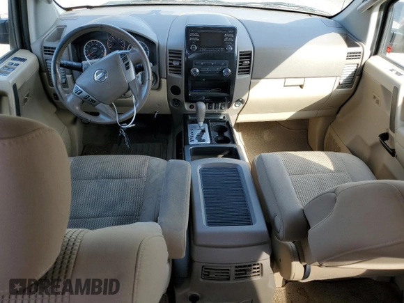 2014 Nissan Titan SV with VIN 1N6BA0ED0EN511331, listed as a Copart auction lot 48921865 with 119,373 mi miles and Salvage title. Bid and sale history available at DreamBid. Image 8.