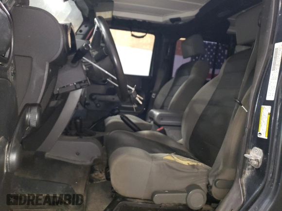 2007 Jeep Wrangler Unlimited X with VIN 1J4GA39107L228334, listed as a Copart auction lot 55160555 with 53,966 mi miles and Clean Title. Bid and sale history available at DreamBid. Image 7.