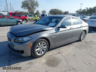 2014 BMW 5 Series 528i with VIN WBA5A5C57ED502024, listed as a IAAI auction lot 41611828 with 118,658 mi miles. Bid and sale history available at carsss.com. Image 2.