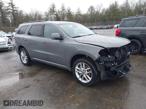2022 Dodge Durango GT Plus with VIN 1C4RDJDGXNC219580, listed as a IAAI auction lot 41788397 with 38,155 mi miles and . Bid and sale history available at DreamBid. Image 1.