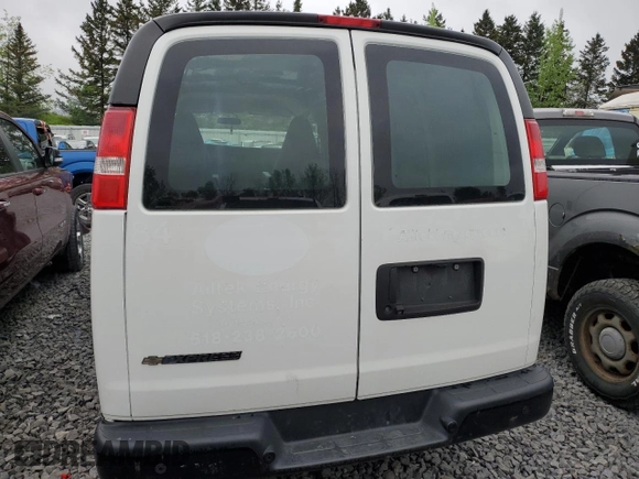 2019 Chevrolet Express Cargo with VIN 1GCWGAFP4K1227186, listed as a Copart auction lot 55532715 with 148,607 mi miles and Salvage title. Bid and sale history available at DreamBid. Image 6.