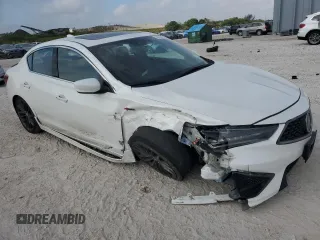 2020 Acura ILX w/Premium/A-SPEC Pkg with VIN 19UDE2F80LA004447, listed as a Copart auction lot 48059815 with 79,542 mi miles and Salvage Title. Bid and sale history available at carsss.com. Image 4.