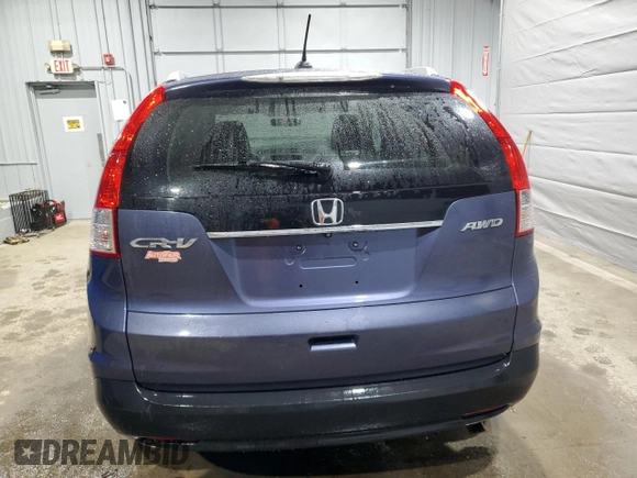 2014 Honda CR-V EX-L with VIN 5J6RM4H77EL073208, listed as a Copart auction lot 48492535 with 221,543 mi miles and Salvage Title. Bid and sale history available at carsss.com. Image 6.
