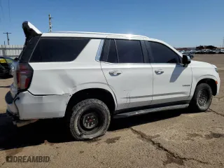 2023 Chevrolet Tahoe Premier with VIN 1GNSKSKD1PR273296, listed as a Copart auction lot 53361465 with 0 mi miles and Salvage Title. Bid and sale history available at carsss.com. Image 3.