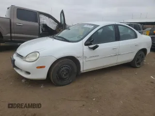 2000 Dodge Neon Highline with VIN 1B3ES46C9YD678129, listed as a Copart auction lot 44849585 with 208,641 mi miles and Salvage Title. Bid and sale history available at DreamBid. Image 1.