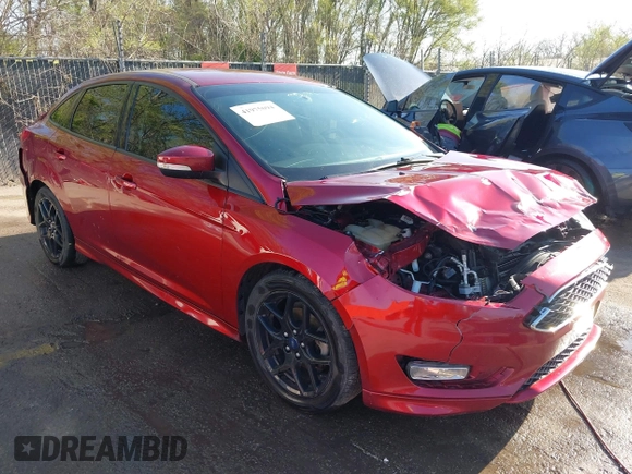 2016 Ford Focus SE with VIN 1FADP3F29GL347574, listed as a IAAI auction lot 41975094 with 76,147 mi miles. Bid and sale history available at carsss.com. Image 1.