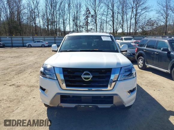 2022 Nissan Armada SL with VIN JN8AY2BC6N9162660, listed as a IAAI auction lot 41651101 with 35,726 mi miles. Bid and sale history available at carsss.com. Image 12.