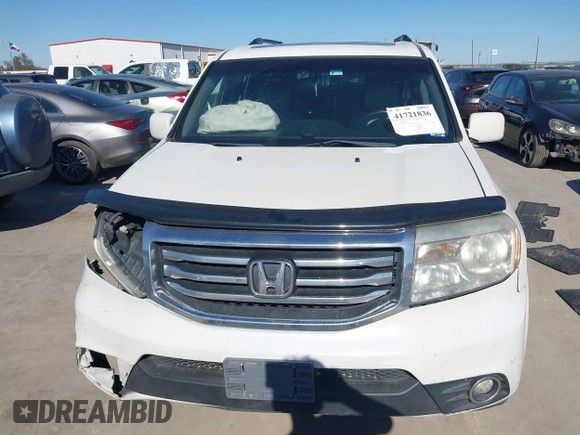 2012 Honda Pilot Touring with VIN 5FNYF3H91CB020673, listed as a IAAI auction lot 41721836 with 123,607 mi miles and . Bid and sale history available at carsss.com. Image 12.