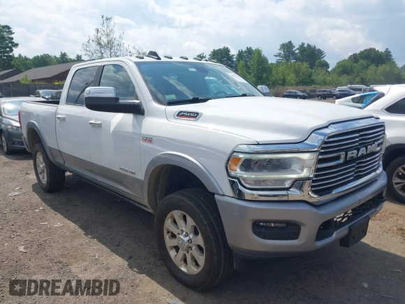 2020 Ram 2500 Laramie with VIN 3C6UR5FJ3LG141592, listed as a IAAI auction lot 42777818 with 194,980 mi miles and . Bid and sale history available at DreamBid. Image 1.