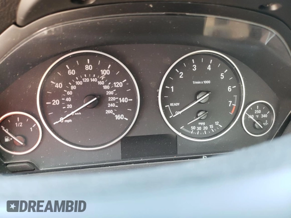 2015 BMW 3 Series 320i with VIN WBA3B1C53FK140638, listed as a Copart auction lot 42840035 with 0 mi miles and Salvage Title. Bid and sale history available at carsss.com. Image 9.