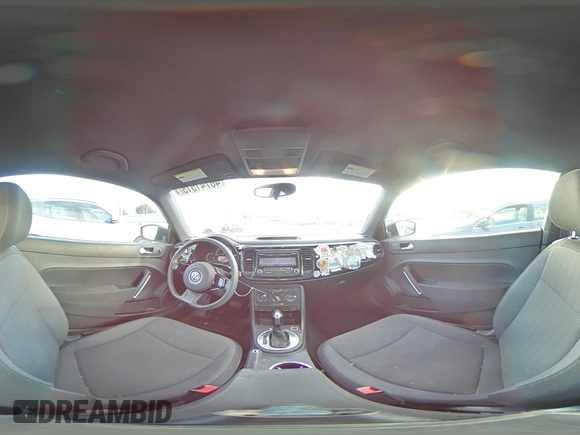 2013 Volkswagen Beetle Entry with VIN 3VWFP7AT5DM654385, listed as a Copart auction lot 48741515 with 47,029 mi miles and Salvage Title. Bid and sale history available at DreamBid. Image 12.