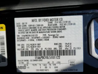 2020 Ford Mustang GT z VIN 1FA6P8CF0L5101122, wystawiony jako Copart lot #64829145 z przebiegiem 28 632 mil mil oraz Szkoda całkowita • Salvage title. Historia ofert i sprzedaży dostępna na DreamBid. Obrazek 13.
