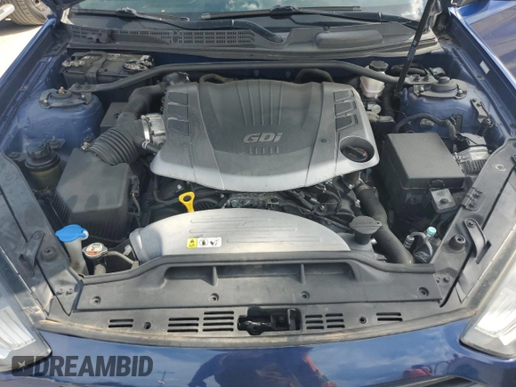 2016 Hyundai Genesis Coupe Ultimate with VIN KMHHU6KJ7GU134504, listed as a Copart auction lot 65749075 with 38,967 mi miles and Clean title. Bid and sale history available at DreamBid. Image 11.