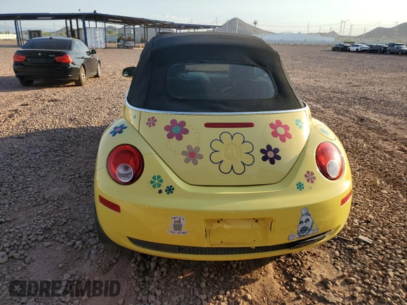 2007 Volkswagen Beetle with VIN 3VWRF31Y87M413641, listed as a Copart auction lot 60330275 with 69,562 mi miles and Salvage title. Bid and sale history available at DreamBid. Image 6.