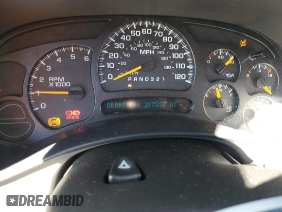 2006 Chevrolet Suburban LS with VIN 1GNFK16ZX6J130796, listed as a Copart auction lot 84627724 with 287,830 mi miles and Salvage Title. Bid and sale history available at carsss.com. Image 9.