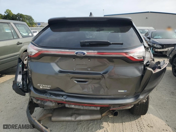 2017 Ford Edge SE with VIN 2FMPK4G93HBB14634, listed as a Copart auction lot 71269084 with 132,056 mi miles and Salvage Title. Bid and sale history available at carsss.com. Image 6.