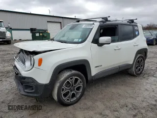2018 Jeep Renegade Limited z VIN ZACCJBDBXJPH06471, wystawiony jako Copart lot #48000095 z przebiegiem Nie podano mil oraz Szkoda całkowita • Salvage title. Historia ofert i sprzedaży dostępna na DreamBid. Obrazek 1.