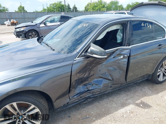 2018 BMW 3 Series 330i xDrive with VIN WBA8D9G52JNU73073, listed as a IAAI auction lot 42616134 with 93,048 mi miles and . Bid and sale history available at DreamBid. Image 6.